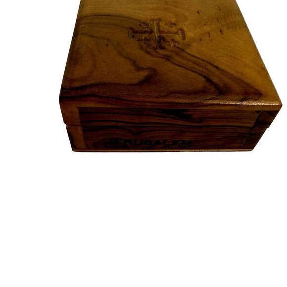 350 Silver Jordan Jerusalem Maltese Crusader Cross Pendent on Chain with box - Picture 8 of 16